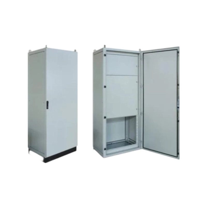 Powder Coated 7x2 ft White Control Cabinet Enclosure